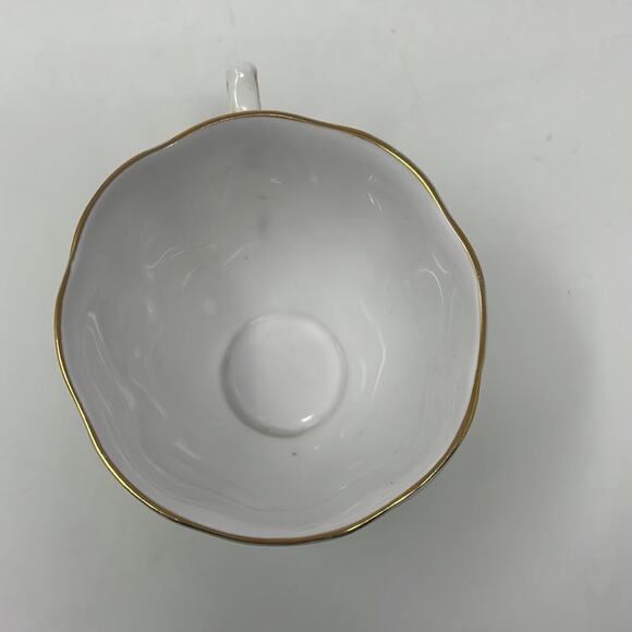 Vintage Colclough Green Floral Teacup and Saucer - Picture 6 of 9